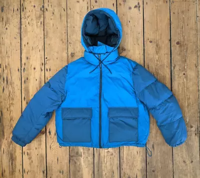 Uniqlo X JW Anderson Reversible Down Fill Puffer Jacket - Size L Blue • £39