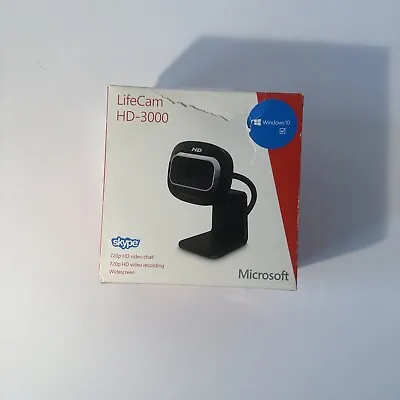 Skype Microsoft LifeCam HD-3000 Web Cam • $19.89
