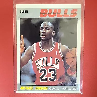  Michael Jordan 1987 Fleer 2nd Year 59 CHICAGO BULLS HOF • $349.99