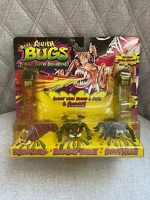 Rare Vintage 1995 Empire Real Squish Bugs Spider Action Figures New On Card • $33.95