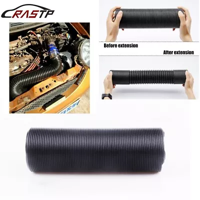 3 Inch Adjustable Multi-Flexible Car SUV Turbo Cold Air Intake System Hose Pipe • $15.99