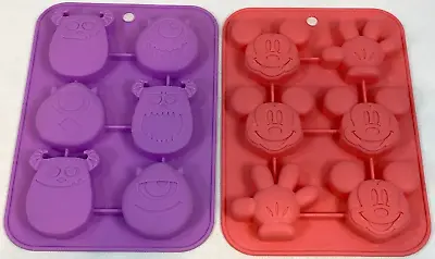 Disney Mickey Mouse & Monsters Inc Cake Mold Daiso Silicone Baking Ice Tray • $11.90