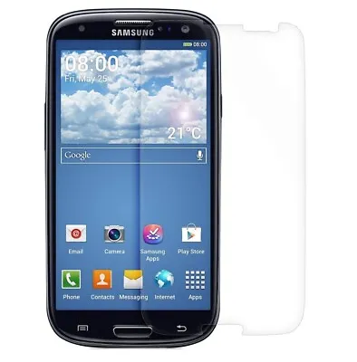 For SAMSUNG GALAXY S3 FULL COVER TEMPERED GLASS SCREEN PROTECTOR GENUINE GUARD • $8.46