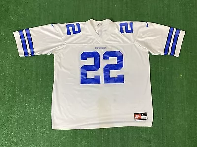 Vintage E. Smith Dallas Cowboys Nike Football Jersey Size XL White • $59.99