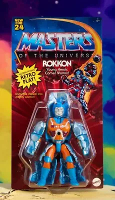 Mattel MOTU 2024 Masters Of The Universe Origins ROKKON In Hand New Sealed MOSC • $47.99