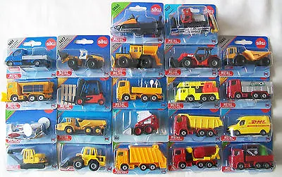 £8.19 • Buy SIKU Blister Carded MINIATURE COMMERCIAL / CONSTRUCTION / INDUSTRIAL VEHICLES
