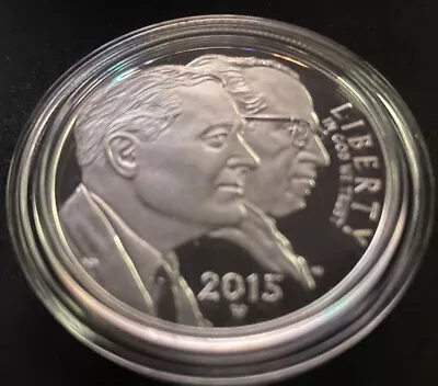 2015 W March Of Dimes Proof Commemorative 90% Silver Dollar Coin W COA & Box • $38.99