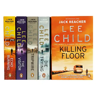 £32.70 • Buy Jack Reacher By Lee Child: Books 1-5 Collection Set - Fiction - Paperback