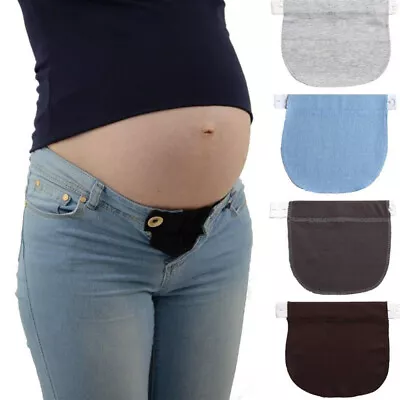 Maternity Pregnant Waistband Belt ADJUSTABLE Elastic Waist Extender Pants Small • $11.39