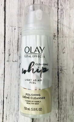 $10.99 • Buy Olay Total Effects Cleansing Whip ~ Polishing Creme Cleanser 5oz Light As Air 