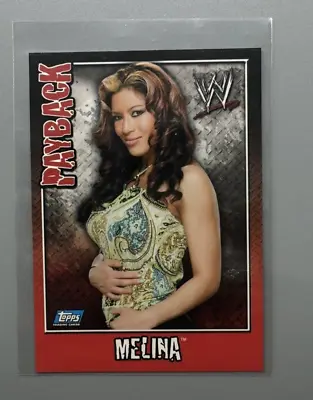 2006 WWE Topps Payback #30 Melina - RC - Rare UK Version - NM • $2.39