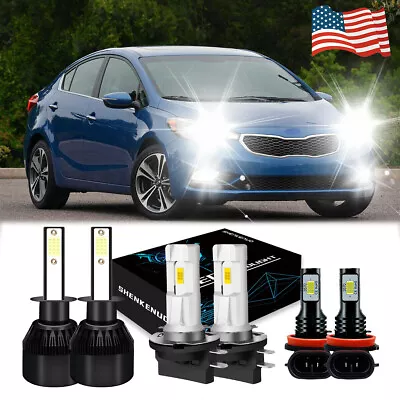 For 2011-2013 Kia Optima Led Headlight Hi/Lo+Fog Light Combo Bulbs White 6pcs • $34.52