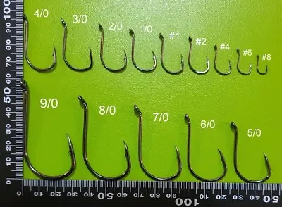 SELECT DFS QUALITY Octopus BEAK Suicide Fishing Hooks Sizes #8 To 9/0  • $11.77