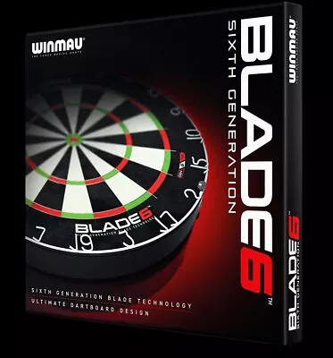 Winmau Blade 6 Professional Dartboard - Rota Lock - Thin Wires - Pdc Verified • £59.49