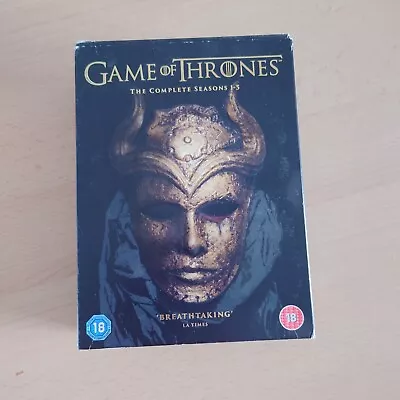 Game Of Thrones Seasons 1-5 DVD (1 Disc Missing) • £7.95
