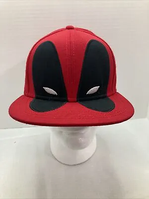 Marvel Deadpool Hat Cap Snapback Adjustable - Red • $14.99