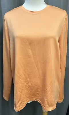 A’NUE LIGNE Women’s Orangebrown Long Sleeve Top Size L • $9.99