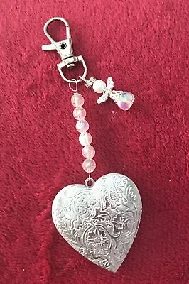 Bouquet  Charm  Memorial Photo Locket And Guardian Angel • £5.25