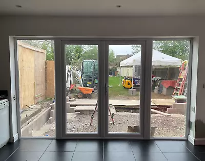 Exterior External Upvc Double Glazed Doors & Side Windows • £321