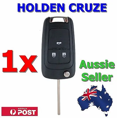 1 X Holden Cruze Barina Trax 3 Button Remote Flip Key Blank Shell/Case • $12.95