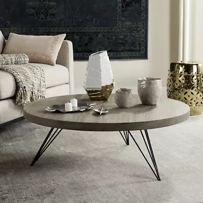 $195.99 • Buy SAFAVIEH Mansel Retro Mid-Century Round Coffee Table | Light Oak |