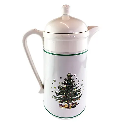 $24.64 • Buy Nikko Christmas Tree Thermal Vacuum Carafe 1 Liter Coffee Tea Hot Cold Drinks