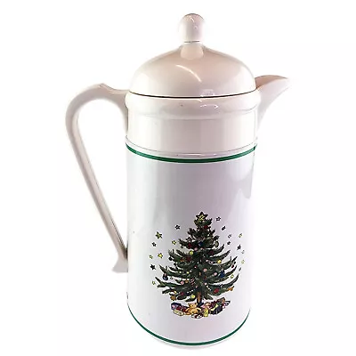 $24.64 • Buy Nikko Christmas Tree Thermal Vacuum Carafe 1 Liter Coffee Tea Hot Cold Drinks