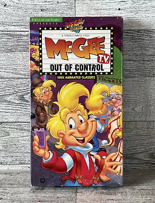 McGee And Me! McGee T.V. - Out Of Control VHS Tape Focus On The Family Brand New • $8.68