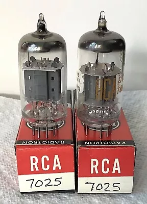 1 RCA 7025 12AX7 12AX7A ECC83 Audio Guitar Pre-Amp Vacuum Tubes TESTED 2 Avail. • $69