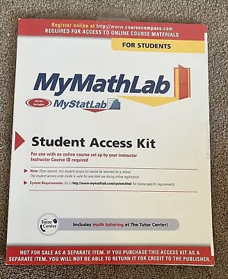 MyMathLab Student Access Kit 2006 Paperback Unopened Code • $24.73