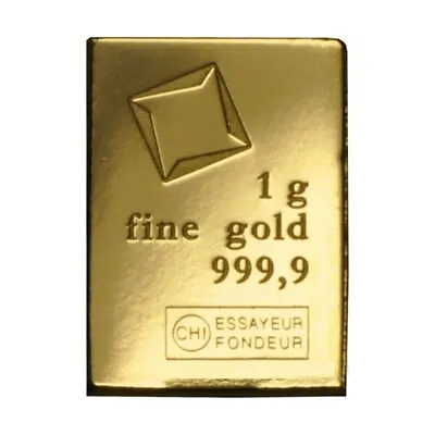 1 Gram Gold CombiBar Valcambi Suisse .9999 Fine Gold Bar (From 25x1 Combibar) • $92.34