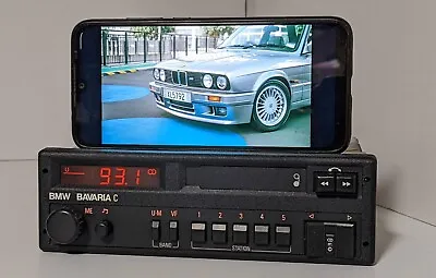 Bmw Bavaria C Tape Car Radio 7645850040-e30 E32 E34 E36 E38  +bluetooth Upgraded • $289