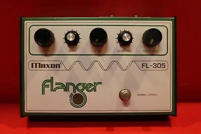 Vintage Maxon FL 305 Flanger Pedal Effecter Guitar Stomp Box U1667 220420 • $382.49