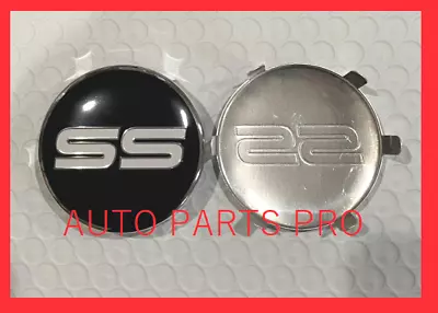 SS Black And White EMBLEM BADGE LEFT DRIVERS SIDE STEERING WHEEL HORN COVER • $20.92