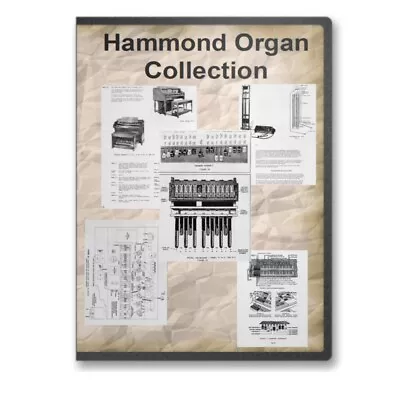 Hammond Organ 21 Vintage Service Repair Restoration Brochures Manuals DVD C779 • $14.95