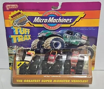 NEW MICRO MACHINES 7414 TUFF TRAX COLLECTION #3 GREATEST SUPER MONSTERS! S139 • $69.99