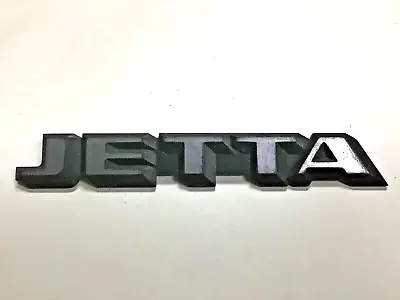 Original VW JETTA Rear Trunk Badge Emblem Chrome 165 853 687 F • $16.99