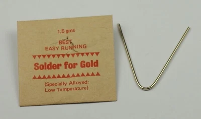 £6.99 • Buy GOLD SOLDER STRIPS 1.5g Repairs Jewellery Rings Ect Jewellers Craft Arts Tools