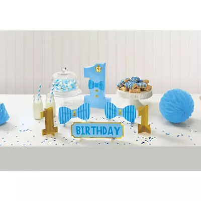 Blue 1st Birthday Boy Table Decorating Kit (6 Piece) • $8.29