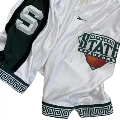 Vintage 1999 Reebok MSU Michigan State University Basketball Shorts Size Small • $150