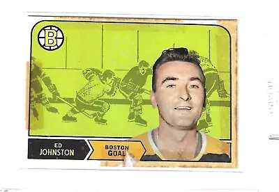 1968-69 O-PEE-CHEE ED Johnston Boston Bruins  #133 Poor • $2.99