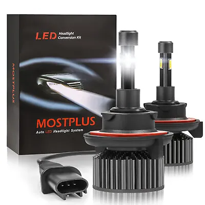 130W 13000LM 4 Sides LED Headlight H13 9008 High & Low Beams 6000K XENON Bulbs • $19.99