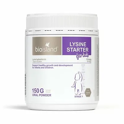 NEW Bio Island Lysine Starter For Kids 150g Oral Powder Stage 1 BioIsland • $24.89