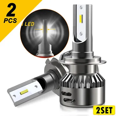 4x H7 BRIGHT LED Bulbs Headlight Kit Conversion High Low Beam Super White Bright • $37.99