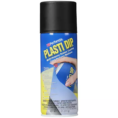 Plasti Dip Multi Purpose Rubber Coating Aerosol Black - 11oz • $8.99