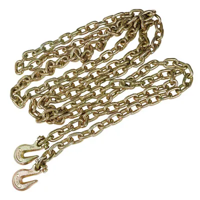 Brand New 3/8  20' G70 Tow Chain Tie Down Binder With Grade 70 Hooks US • $50.50