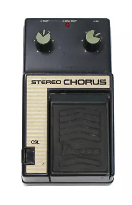 Vintage 1980's Ibanez Stereo Chorus CSL Electric Guitar Foot Effects Pedal • $109.95
