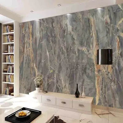 £229.02 • Buy Gray Graffiti Marble 3D Full Wall Mural Photo Wallpaper Printing Home Kids Decor