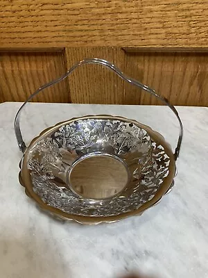 Vintage Krome-Kraft Farber Bros NY Small Basket • $12