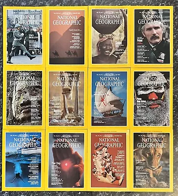 National Geographic Magazines Year 1982 Complete Set • $12